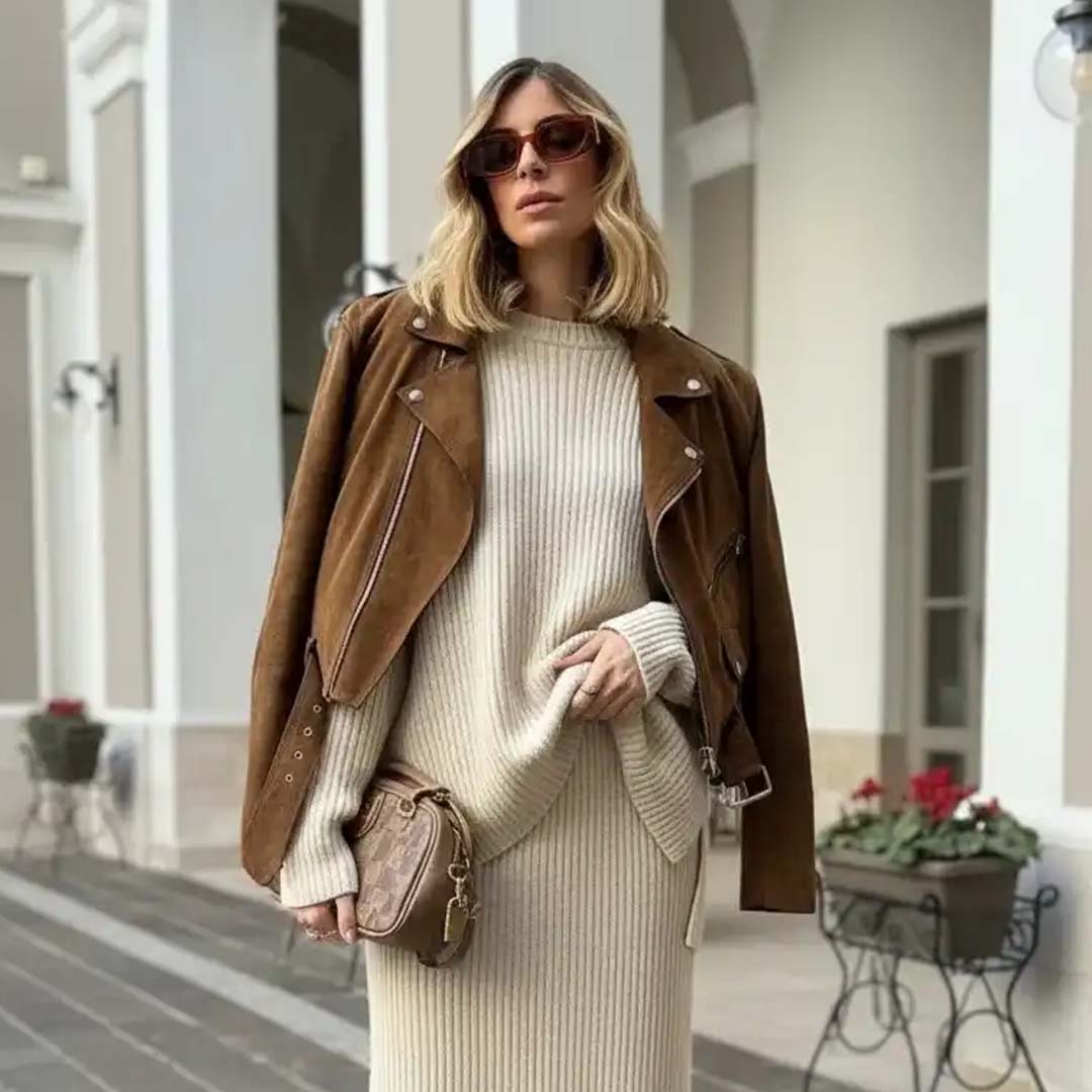 Замшевая мото